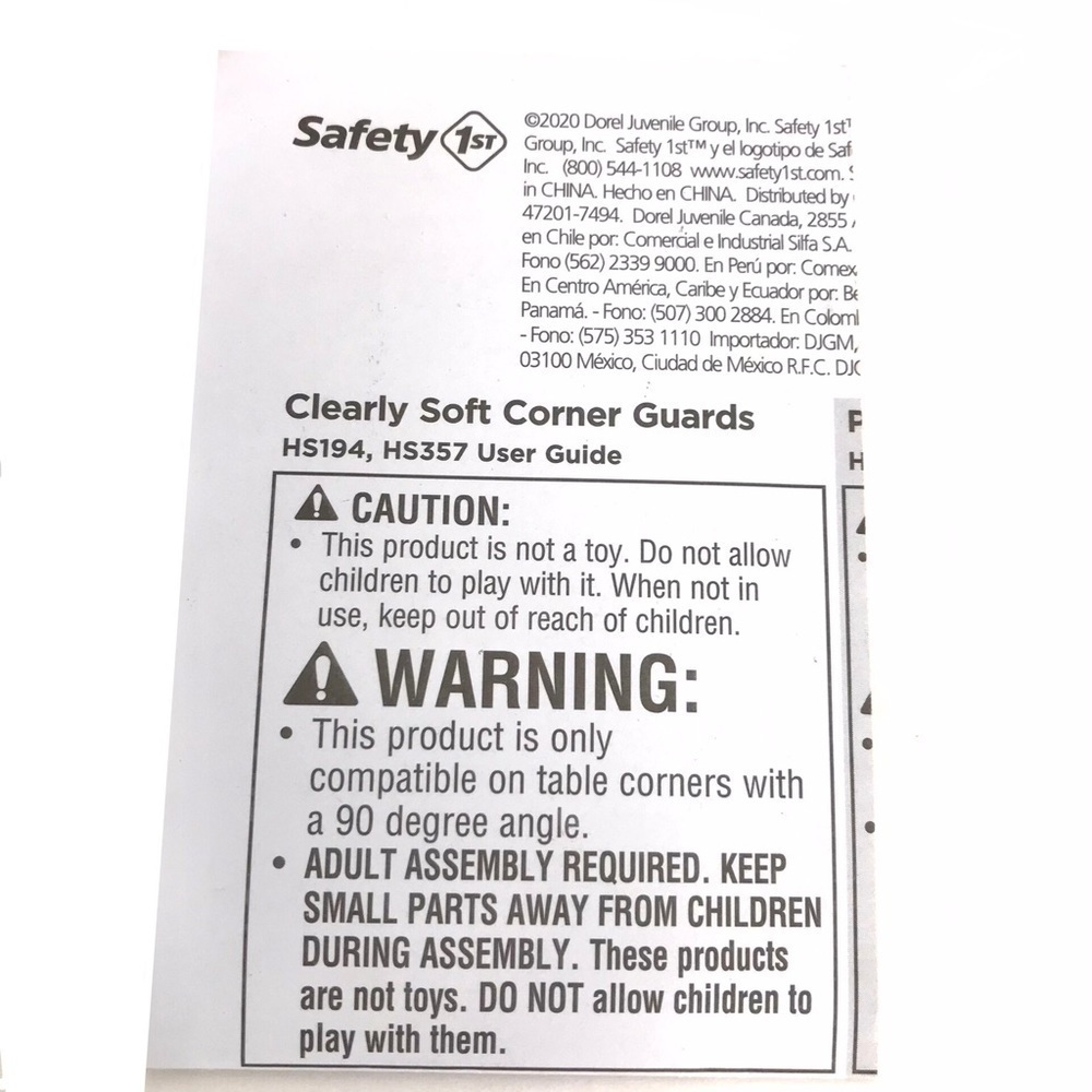 Safety 1st Clearly Soft Corner Guards Corner Protectors Furniture 16pc - Picture 2 of 4